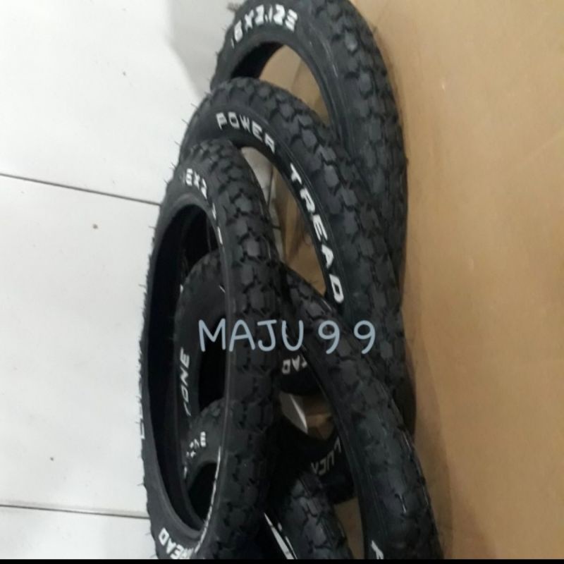 Ban Luar Sepeda 16 x 2.125 Lipat Bmx Lucky Stone