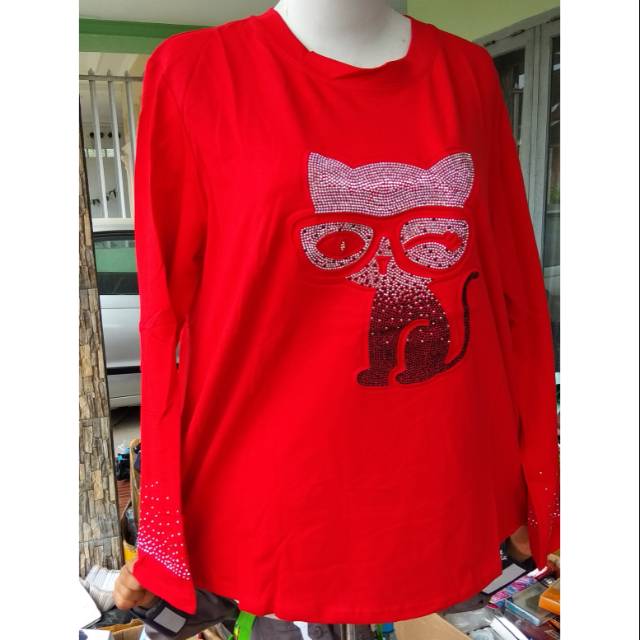 Atasan Kaos jumbo import tiramisu