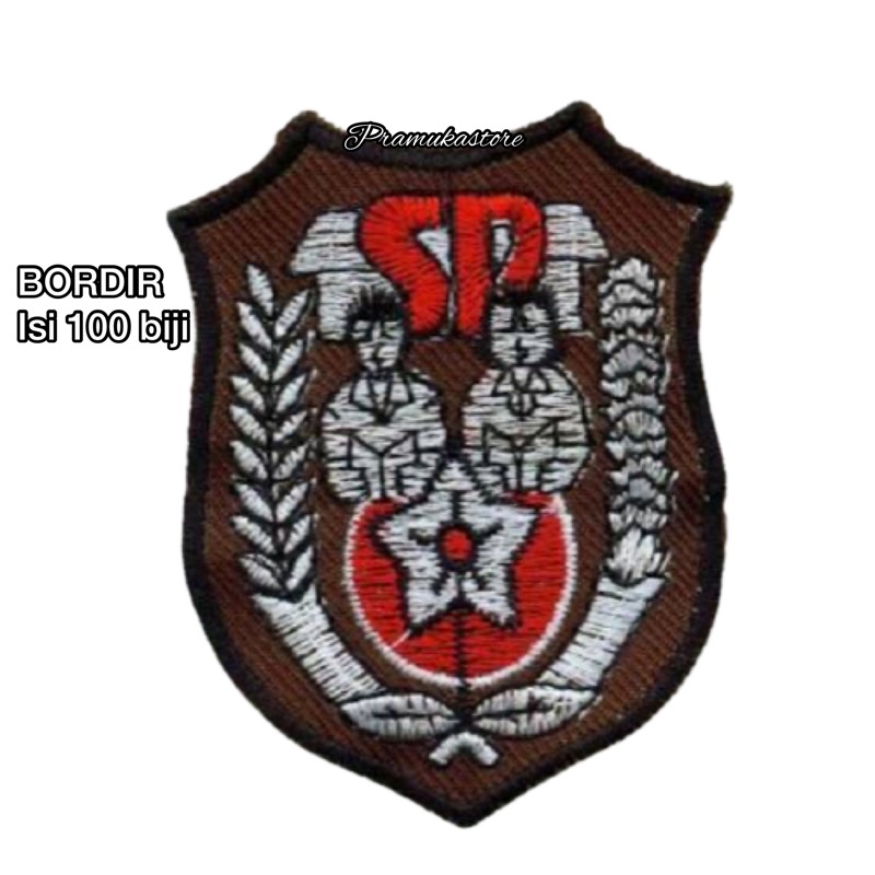 Bet sd bordir isi 100 biji badge sd | bed sd | logo sd | lambang sd | osis sd | tut wuri | tutwuri peralatan pramuka | perlengkapan pramuka | peralatan sekolah | perlengkapan sekolah