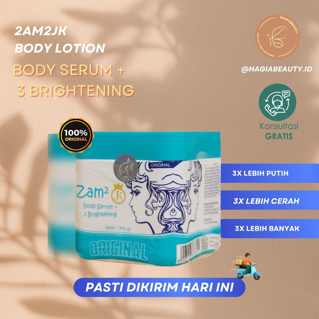 Bisa Cod - Hand Body Lotion zamj2k 300 ml - HBL Zam2jk original