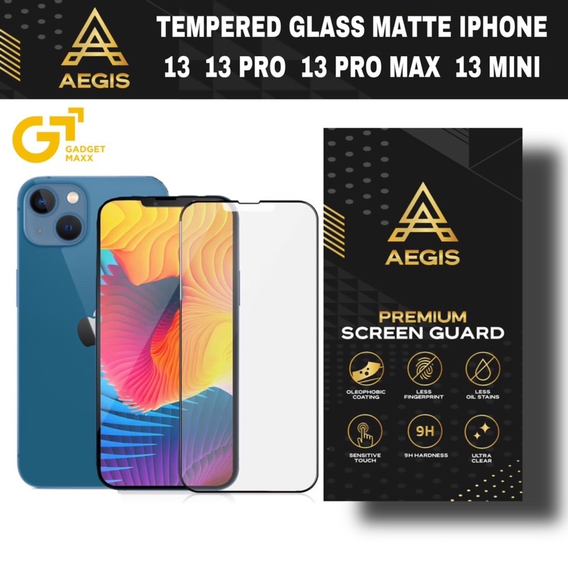 Tempered Glass Matte Iphone 13 13 Pro 13 Pro Max 13 Mini Aegis