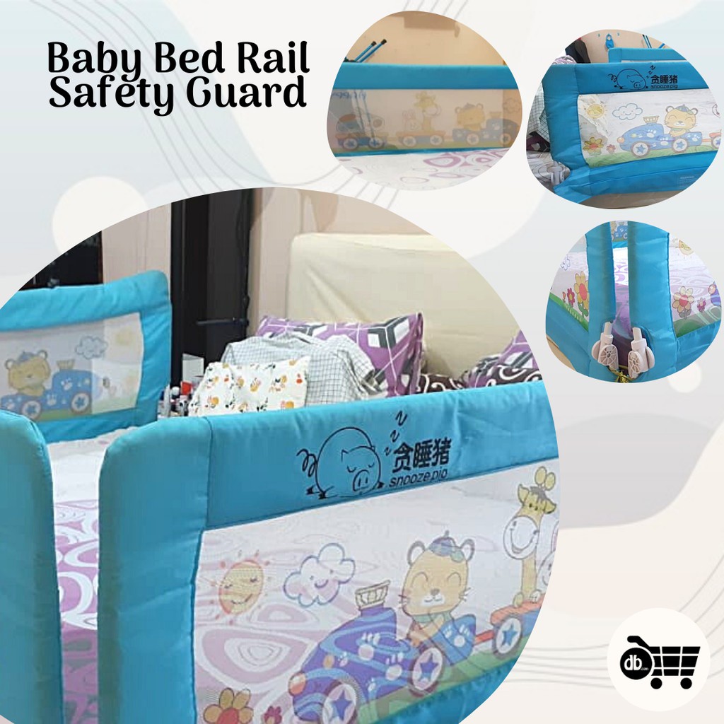 Baby Bedrail Bed Guard Rail Pembatas Pengaman Pagar Kasur Ranjang Anak Bayi (Preloved)