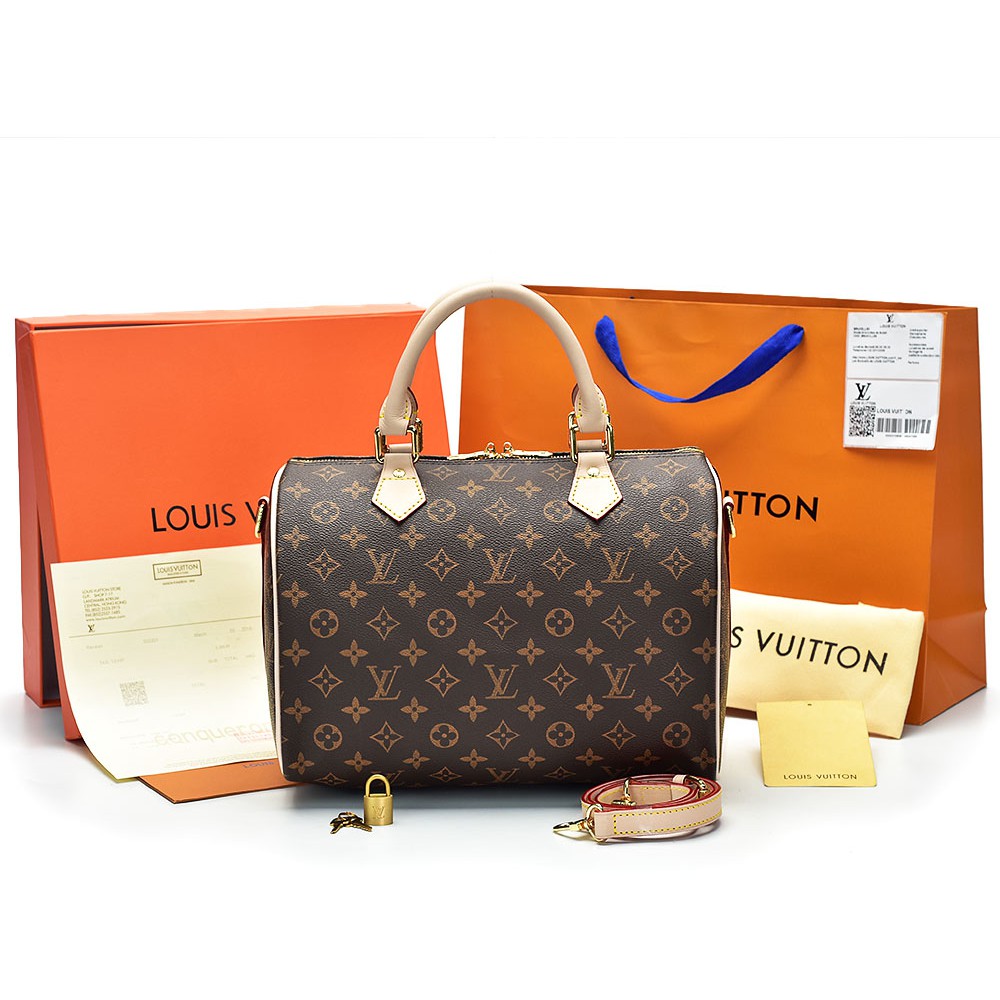 Tas LV Speedy 30 Bandouliere Canvas Monogram A40391AA