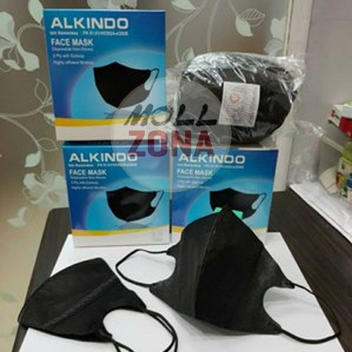 ALKINDO MASKER MEDIS DUCKBILL 3PLY KEMENKES ISI 50PCS FACE MASK ANTI COVID