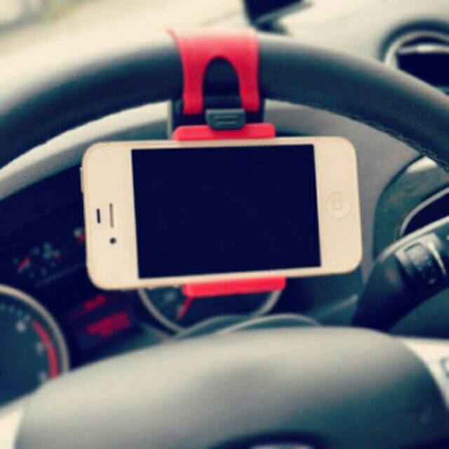 Car Steer Holder Setir Mobil HP Smartphone Murah Surabaya – RL