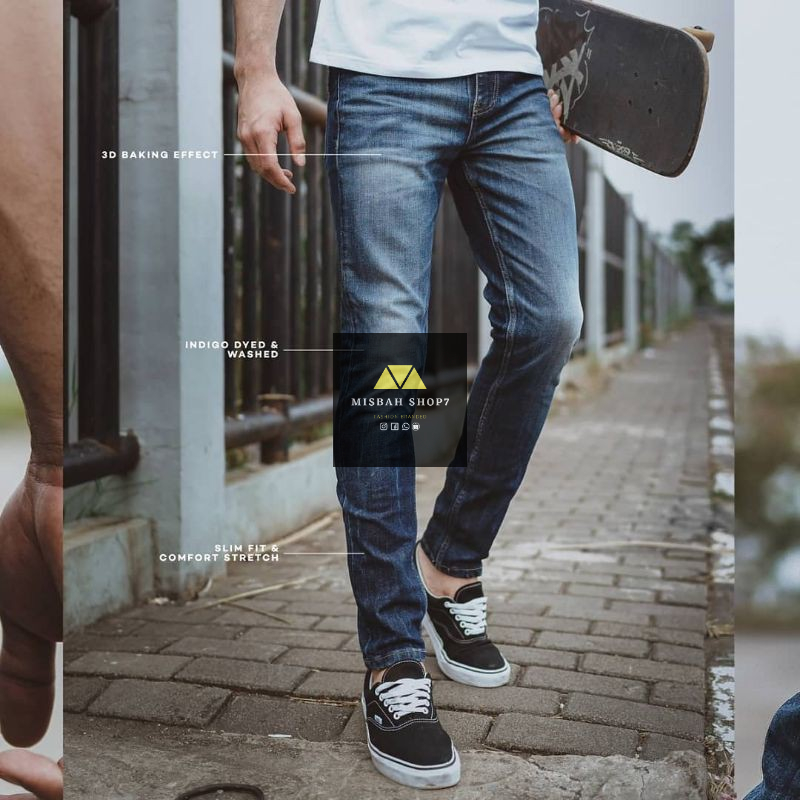 Celana jeans 3SECOND Original PROMO