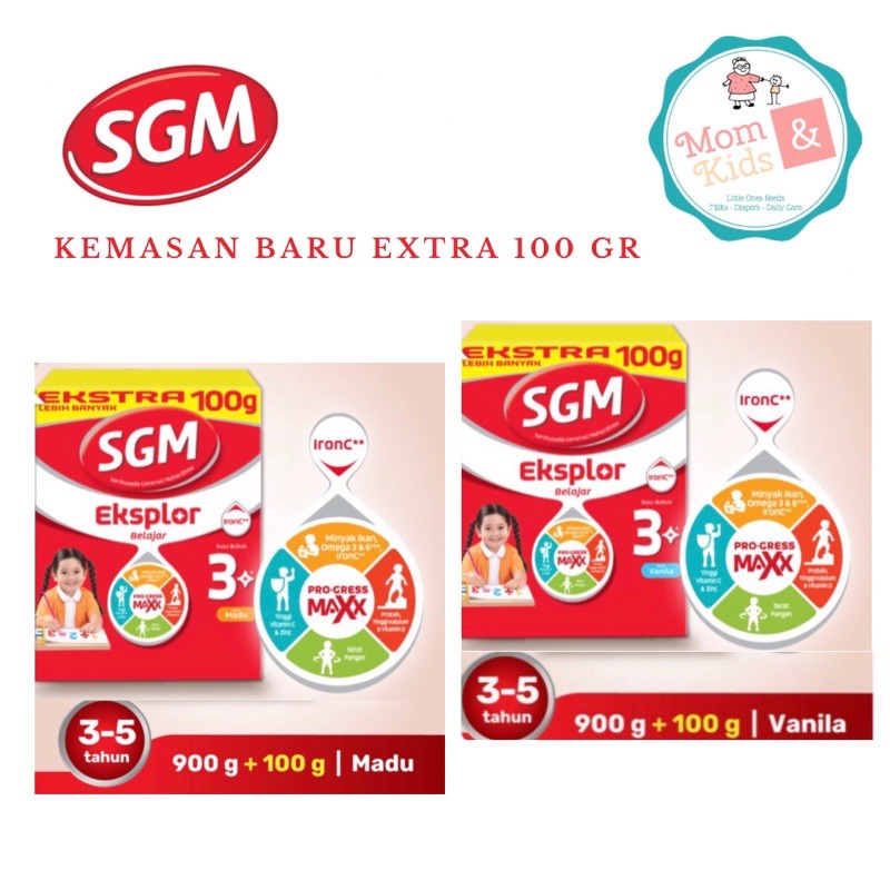 SGM 3 Eksplor Vanila Madu 900 gr / SGM 3+ Eksplor 900g