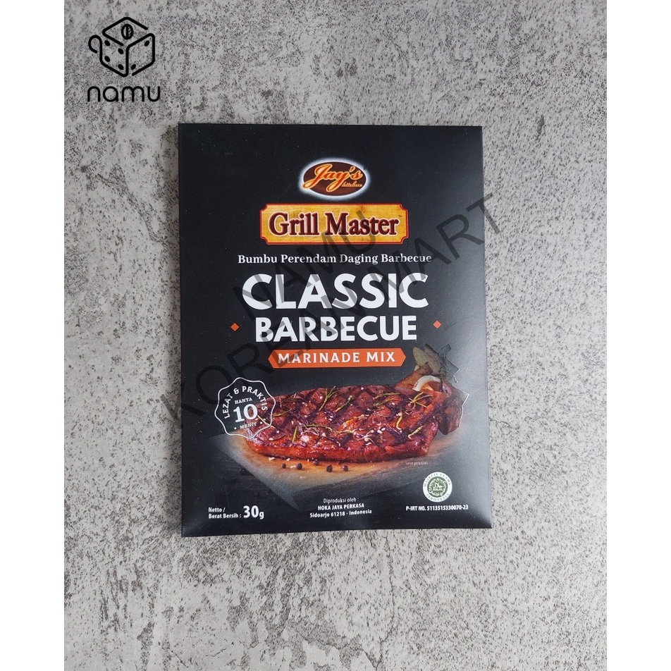 Master Grill Classic Barbecue 30gr / Master / Penyedap Rasa / Bumbu Masak