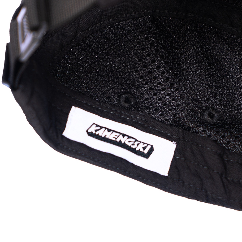 Kamengski - Pangrango Black 5 Panel Caps