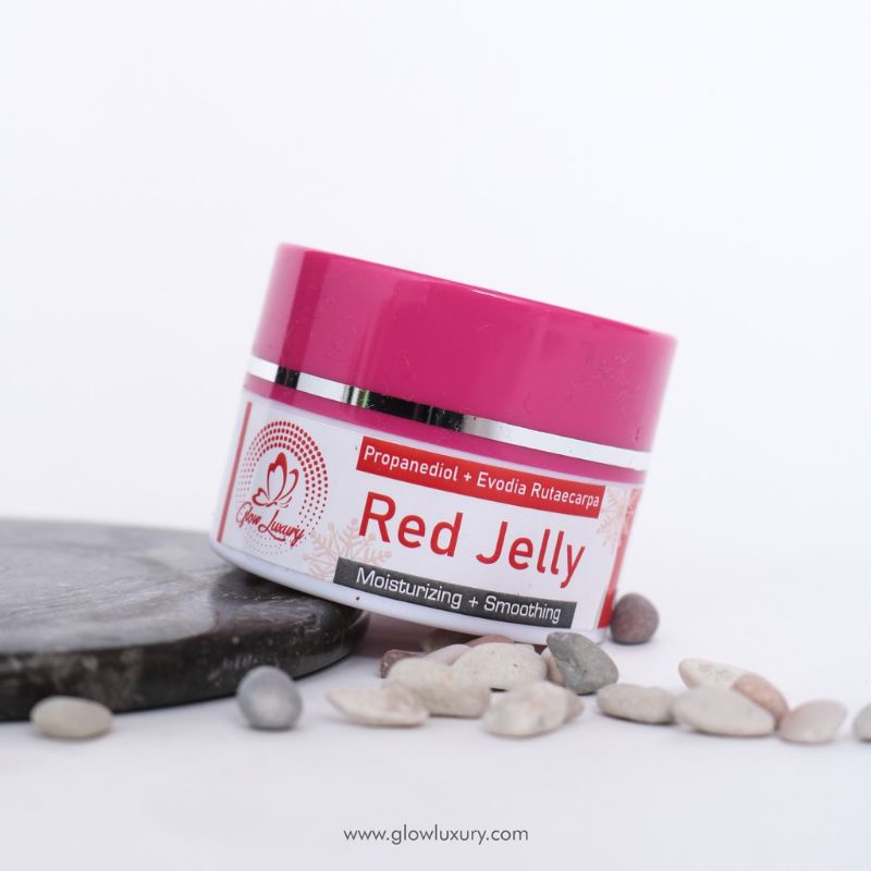 BPOM red jelly glow luxury skincare