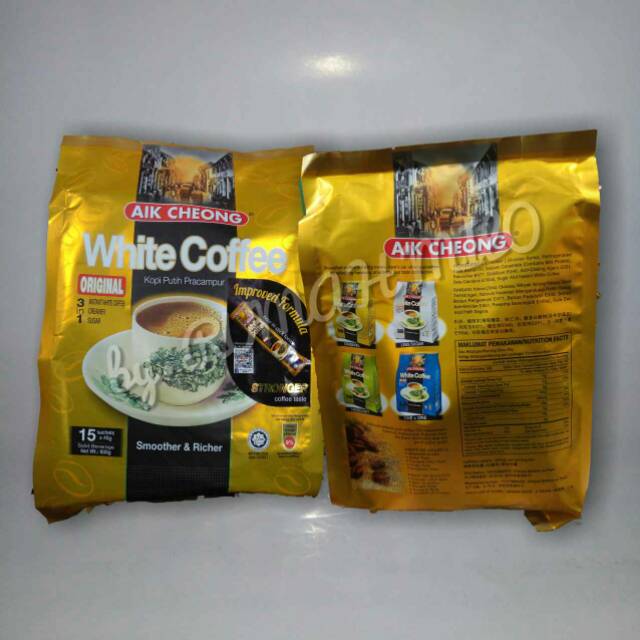 

WHITE COFFEE ORIGINAL KOPI INSTAN - AIK CHEONG