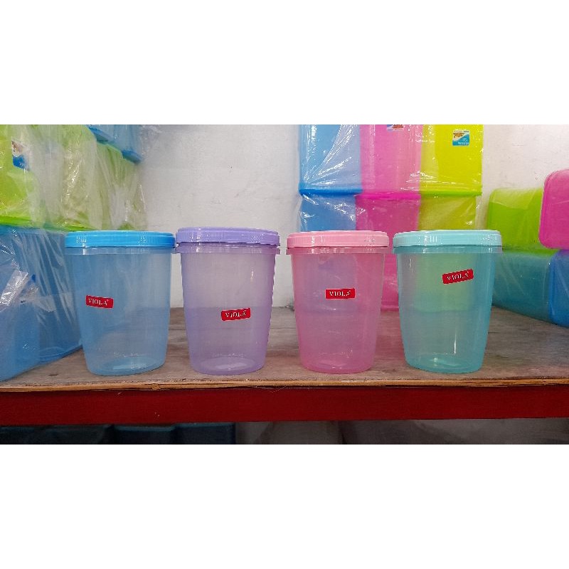 Toples Lebaran Plastik Toples Bulat Plastik Drat Wendy Besar