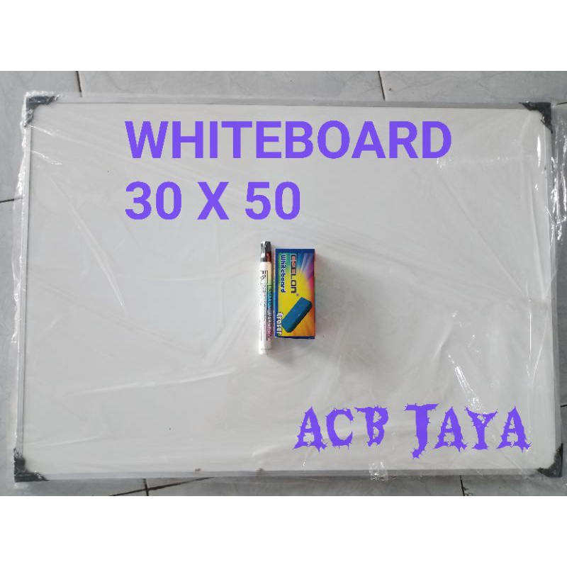

Papan Tulis Anak / White Board anak 30 x 50/ papan tulis/ black board Murah (Acb Berkah Stationery)