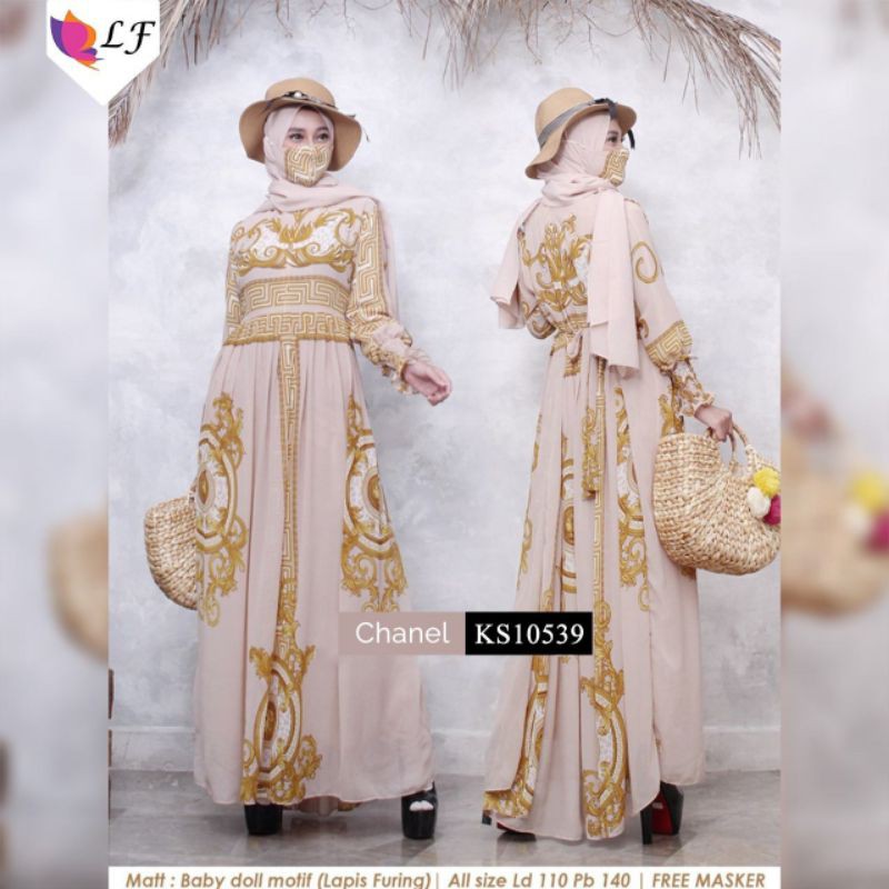 baju gamis sultan chanel