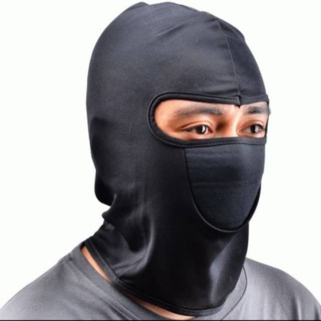 Masker Ninja - Masker full face with filter - masker dengan filter tebal - masker mencegah virus