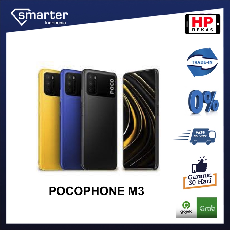 Xiaomi Mi POCOPHONE POCO M3 64GB 128GB Second Bekas Original