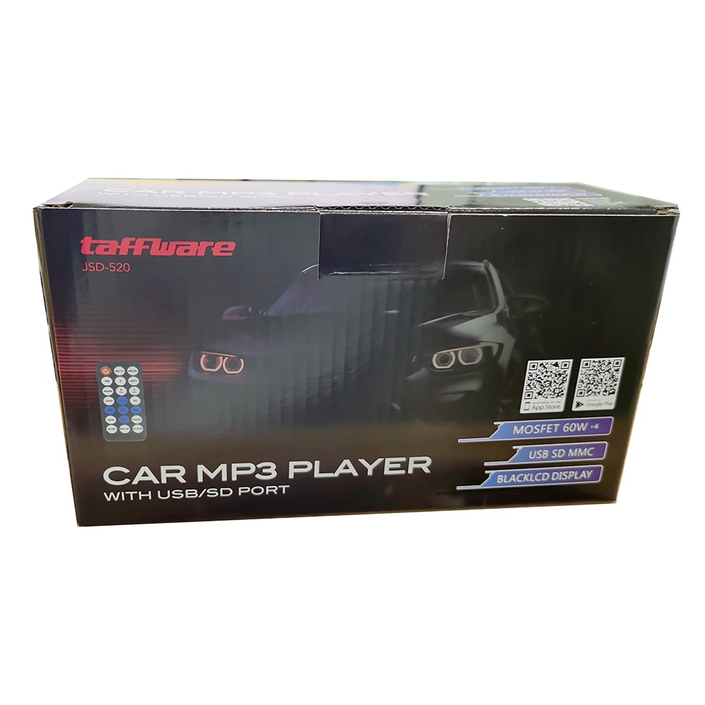 Tape Audio Player Mobil MP3 Bluetooth Radio - Hitam