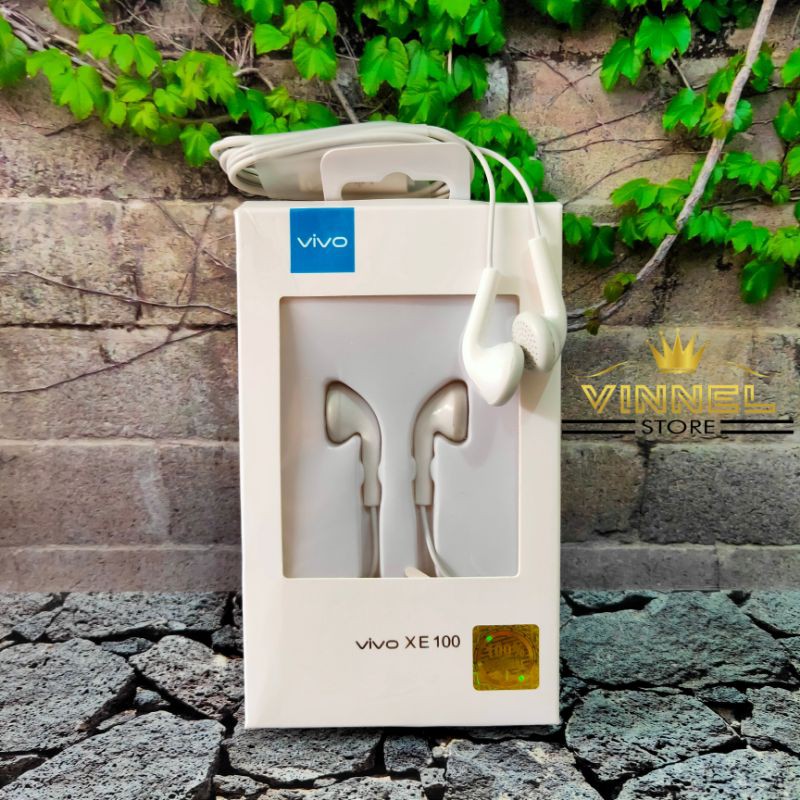 Headset VIVO XE100 original 100% earphone VIVO original 100% ori