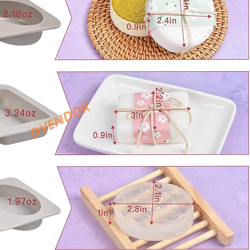 ☻ CETAKAN SABUN SILIKON SILICONE SOAP MOLD SILICON MOULD CETAK SABUN MANDI BATANGAN ☋