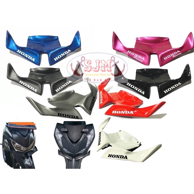 WINGLET BEAT NEW DELUXE 2020-2022 winglet sayapa depan honda BEAT DELUXE tahun 2020-2022