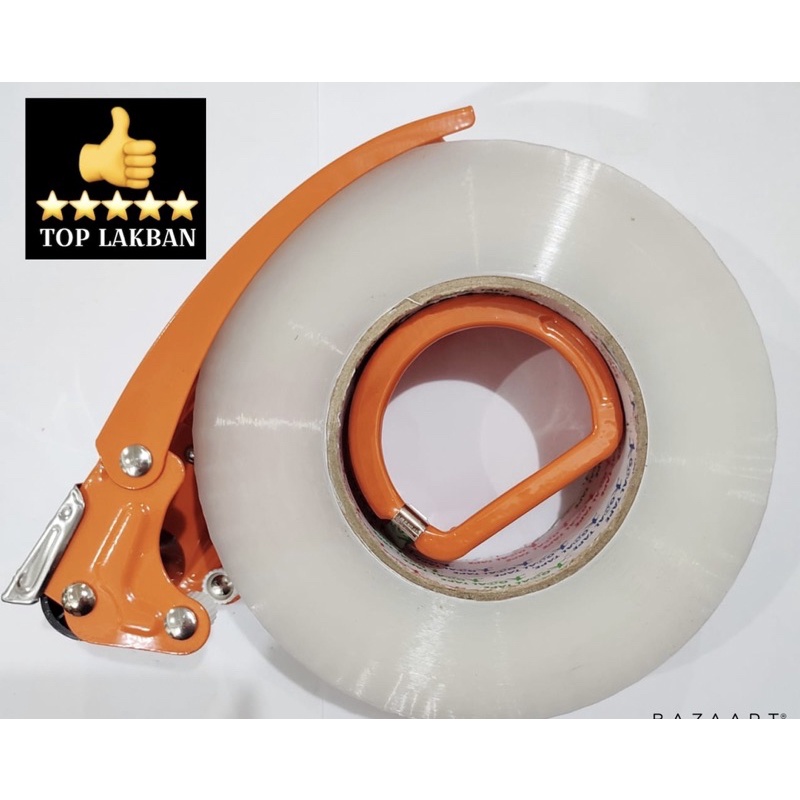 

DISPENSER TAPE JUMBO JOYKO BESI / TAPE CUTTER BESI JUMBO / PEMOTONG LAKBAN JUMBO BESI