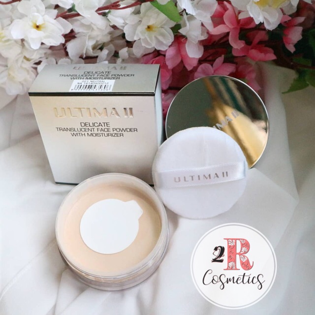 ❤ MEMEY ❤ ULTIMA II Delicate Translucent Face Powder with Moisturizer (Tersedia ukuran 24gr &amp; 43gr)