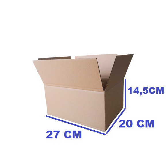 

Karton box 27*20*14.5 CM Carton Box Kardus Polos SINGLE WALL