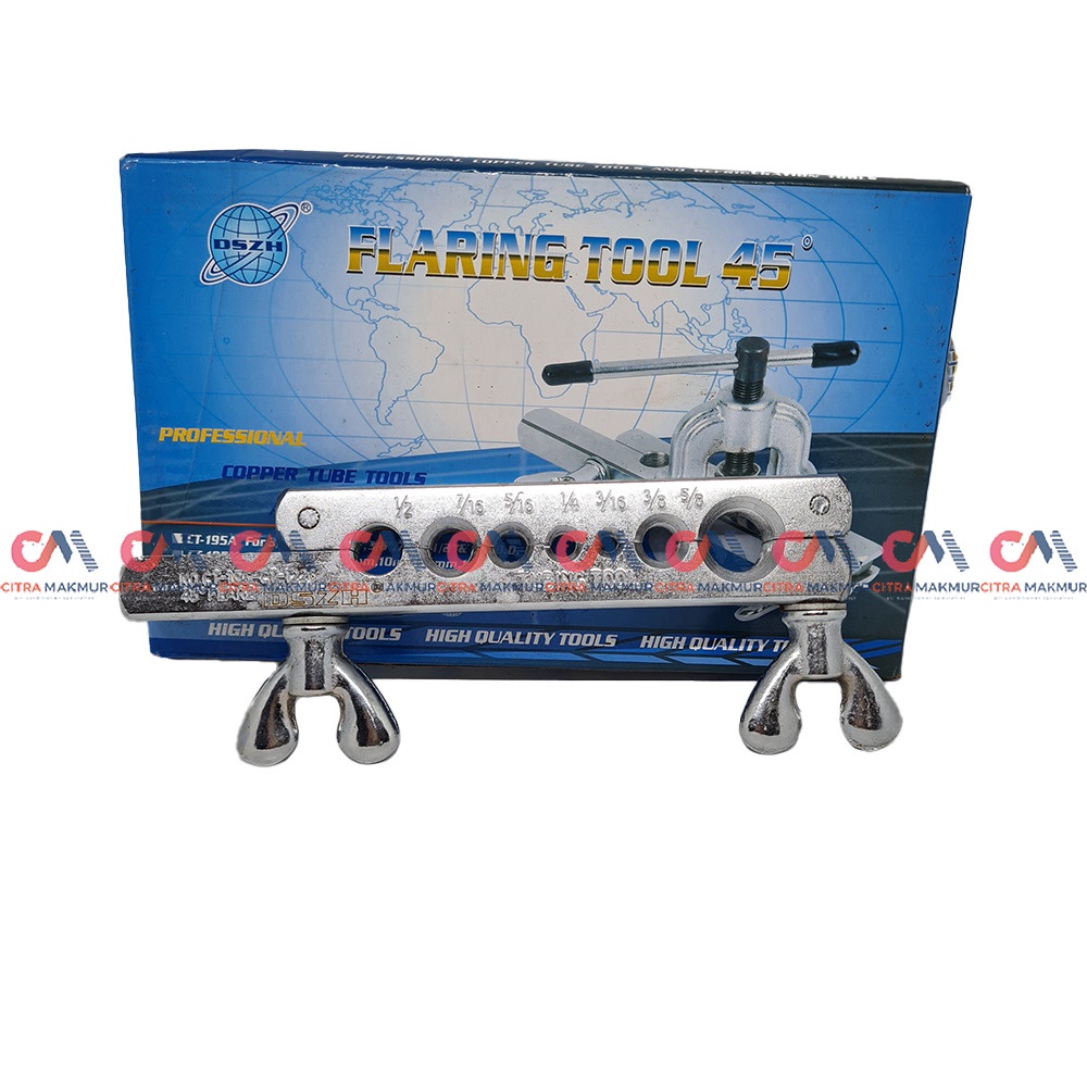 Flaring Pipa AC Tools Tembaga Portable Tap Kulkas Alat Pasang AC Sambung Nepel Pemekar Instalasi 195