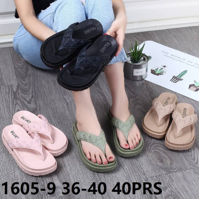 New BLC 1605 9 Sandal  Jepit  Tasya Shopee Indonesia