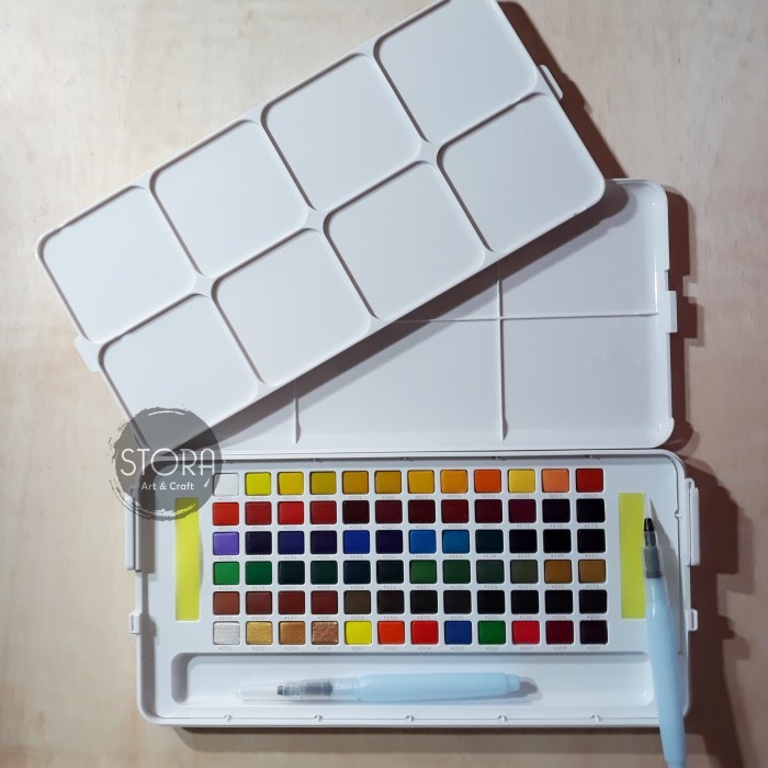 

(DISKON TERMURAH) Sakura Koi Watercolors 72 Studio Set Sketch Box Cat Air Watercolor