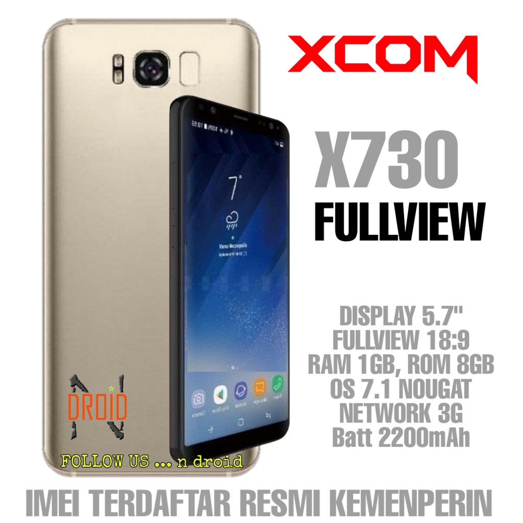 [SALE] HP ANDROID XCOM X730 FullView - HP Android 5,7" - RAM 1GB ROM 8GB - HP ANDROID MURAH