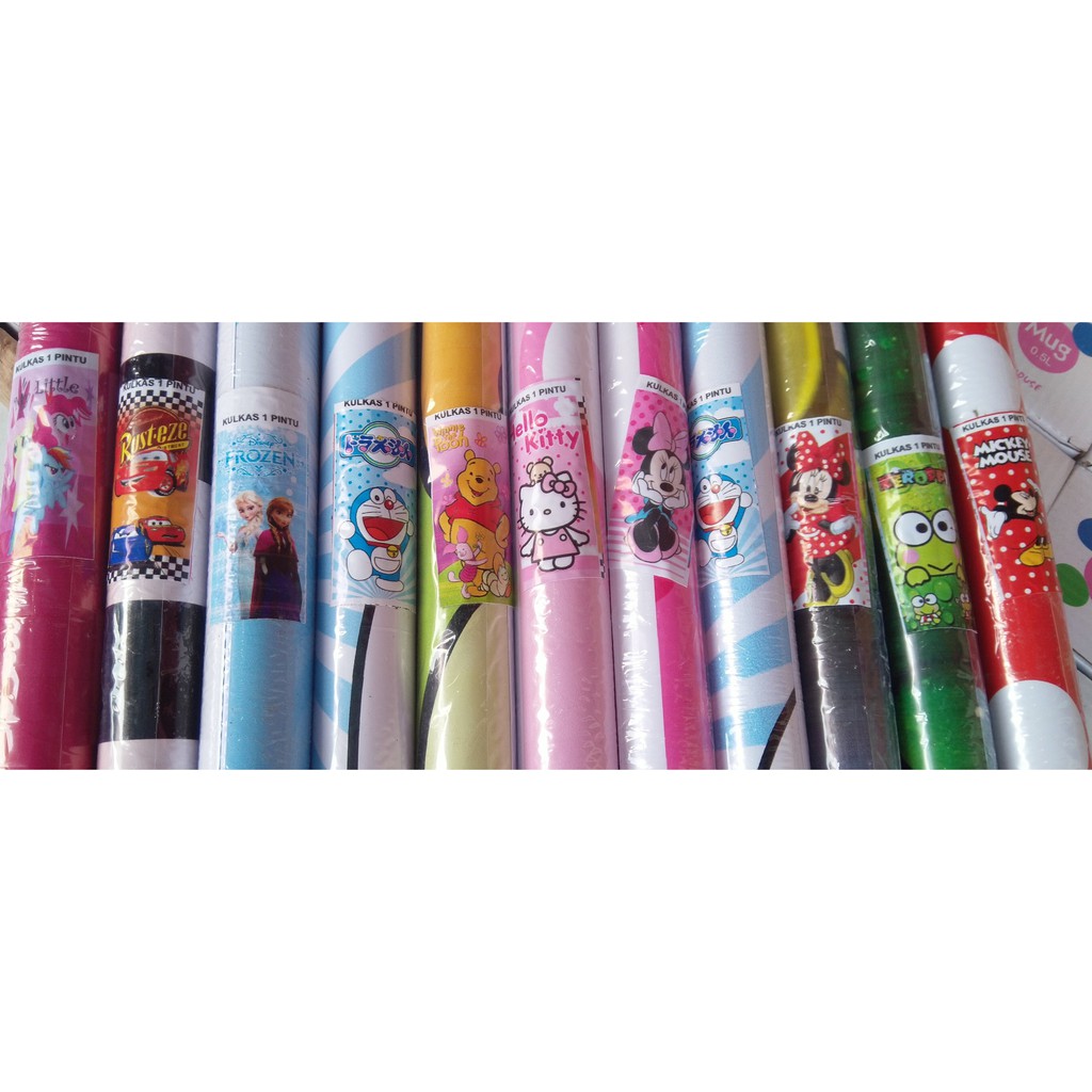 sticker kulkas karakter 1 pintu