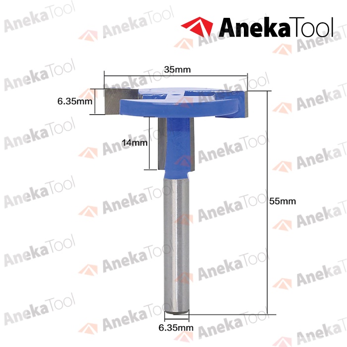 Mata Profil T Slot / T Slot Router Bit / Mata Bor T / Bor Jalur