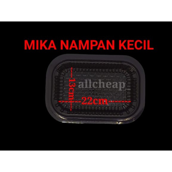 10PCS PLASTIK MIKA NAMPAN KECIL MIKA TAMPAH TRAY UK S SUSUN ROTI KUE
