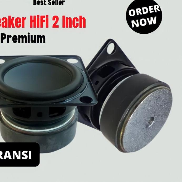 ✨ 7.7 Speaker spiker speker 2 inch new asoka full range bass woofer hifi 12 watt 12w 8 ohm audio murah paling murah