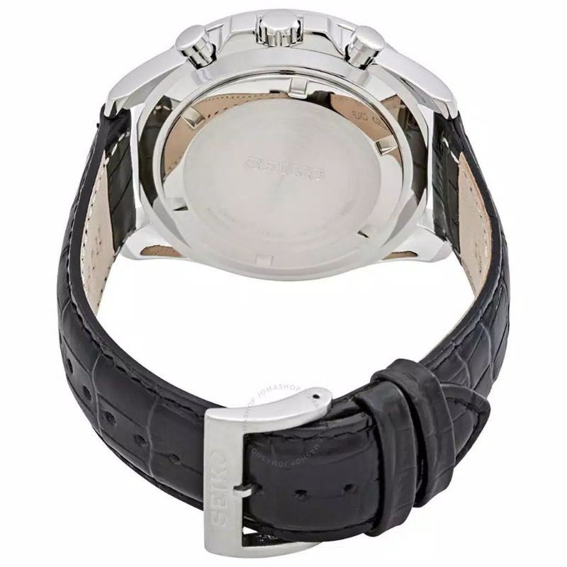Jam Tangan Pria Seiko Chronograph Quartz Tachymeter Black Dial SSB305P1 Original