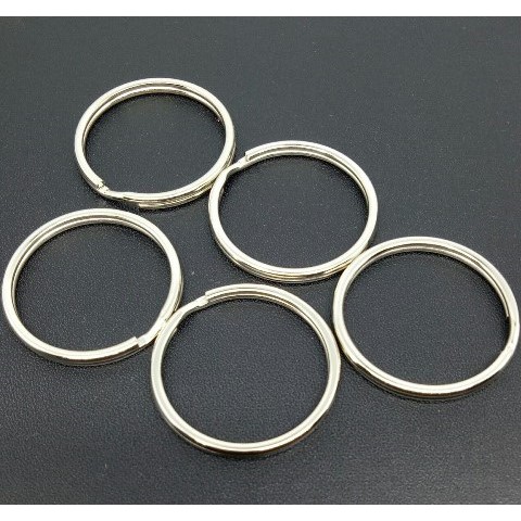 Ring Gantungan Kunci - Ring double  3 cm ( 20 biji)