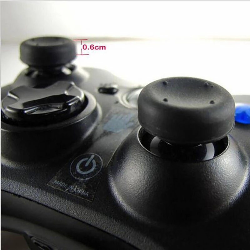 Btsg 8Pieces Topi Thumbstick Analog Silikon Rised Thumb Grip Joystick Cover Untukps5