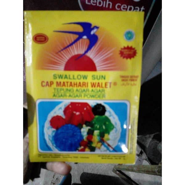 

agar agar swallow walet merah hijau