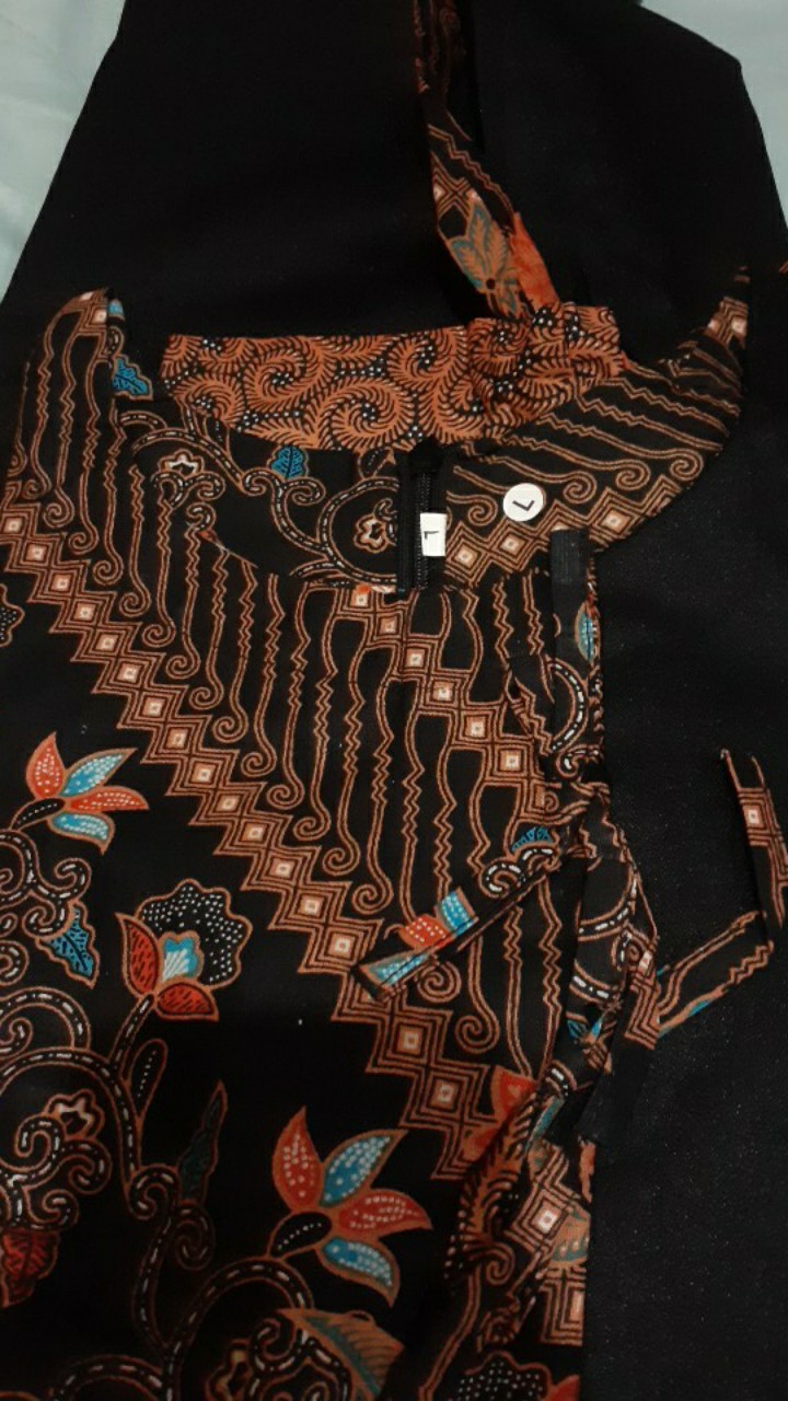 Batik Dolby Dolbi Dobby Doby Tenun Sutra Tulis Katun Atbm Baron Atasan Batik Wanita Sogan Srg308