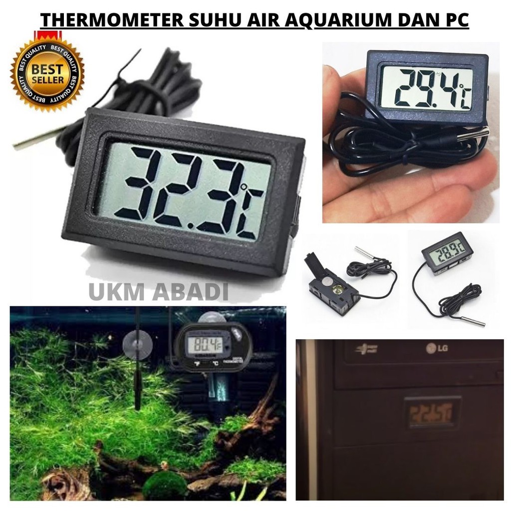 Alat Ukur Suhu Thermometer Digital Serbaguna Aquarium Komputer 1 Mtr 111147