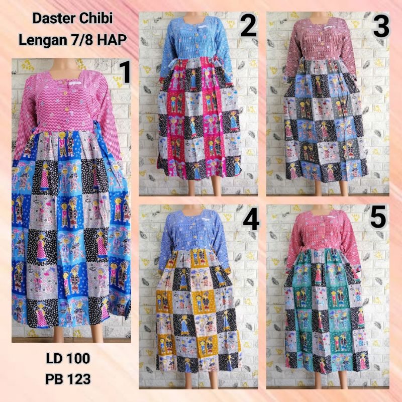 DASTER CHIBI LENGAN 7/8 HAP MODERN BUSUI FRIENDLY ADEM AMARAN + BU TEJO BCHAIR