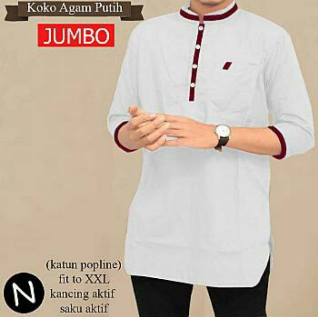 CTN Baju Muslim Koko AGAM jumbo Best Seller