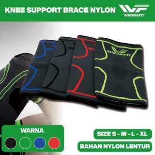 Knee Support Brace Nylon Deker Lutut Knee Pad Pelindung Lutut Compression Pad Elastis