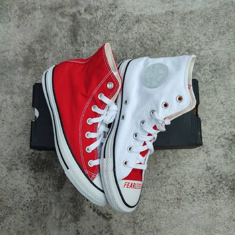 Converse CTAS Love Fearlessly "White Red"
