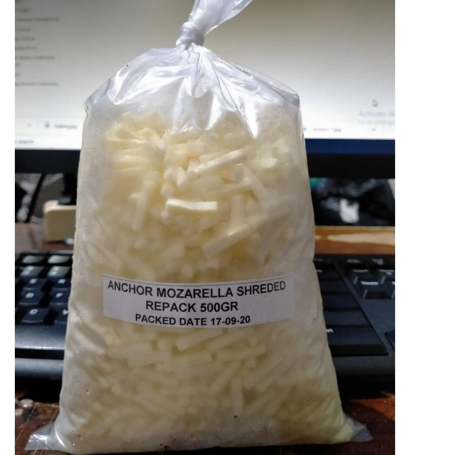 

[Terlaris Today] Anchor Mozarella Shredded Cheese Extra Stretch 500gr - Gosend/Grab Only!!!