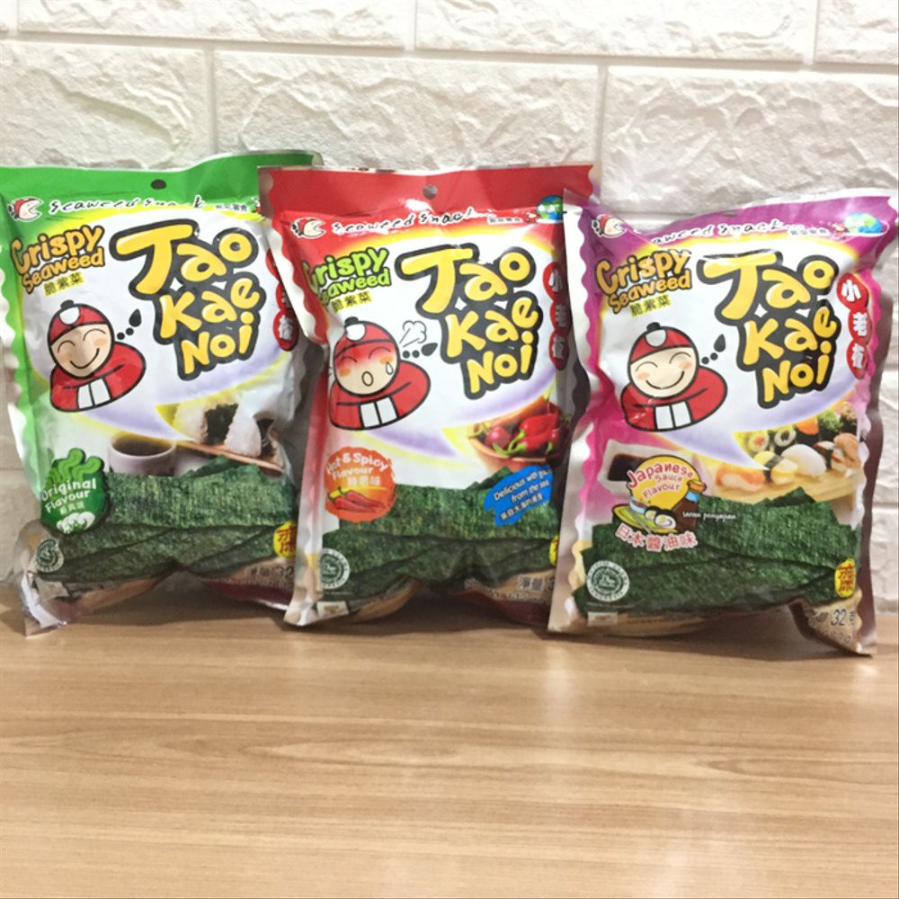 

Snack Rumput Laut Tao Kae Noi Seaweed Crispy - 32gr