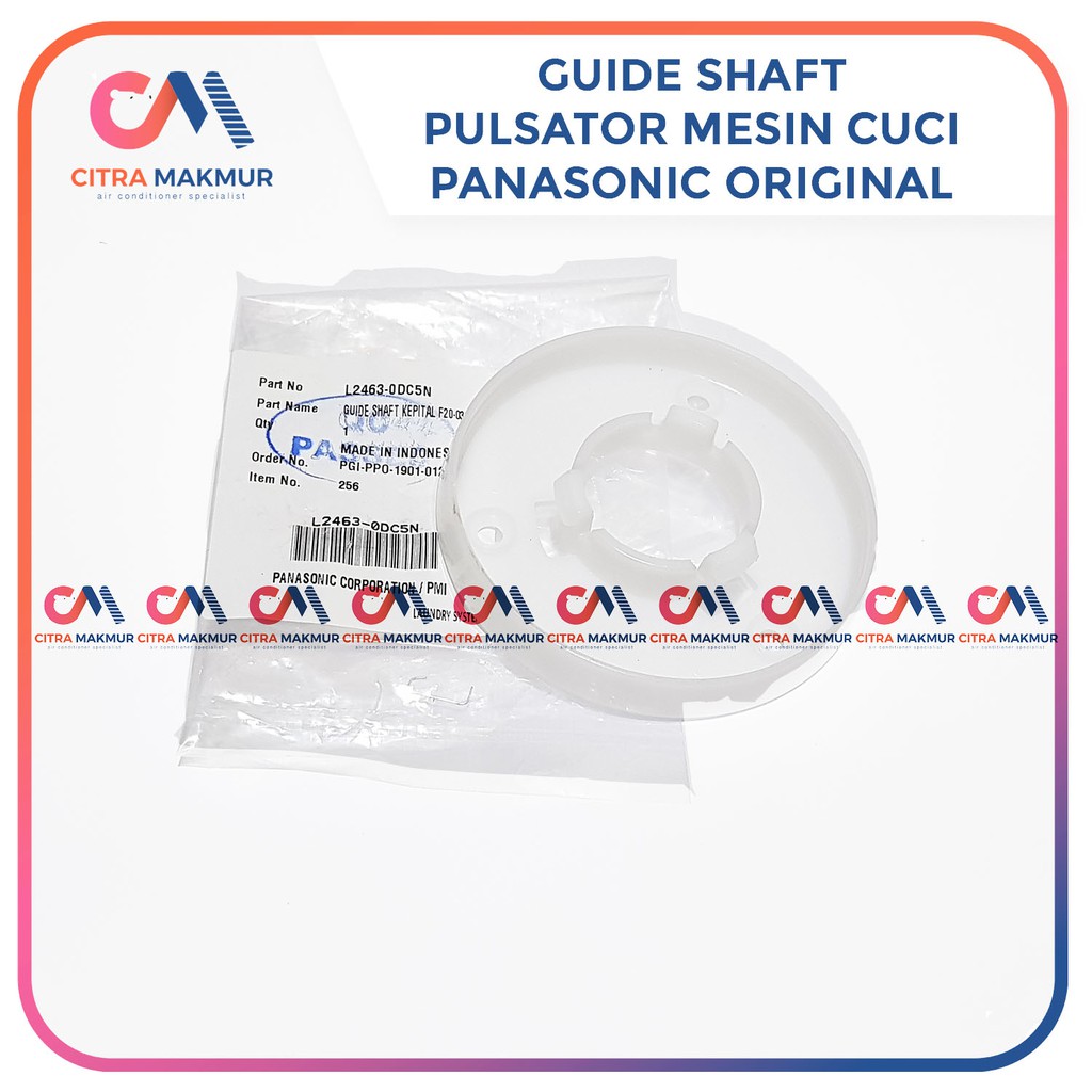 Guideshaft Plastik Pulsator Piringan Putih Mesin Cuci Panasonic Guide Shaft Dua Tabung NA Series