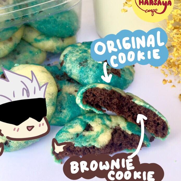 

Grand Seller|SQ38|Gojo Satoru Cookie | Brownies Cookie | Jujutsu Kaisen | Anime | Kuker coklat kue