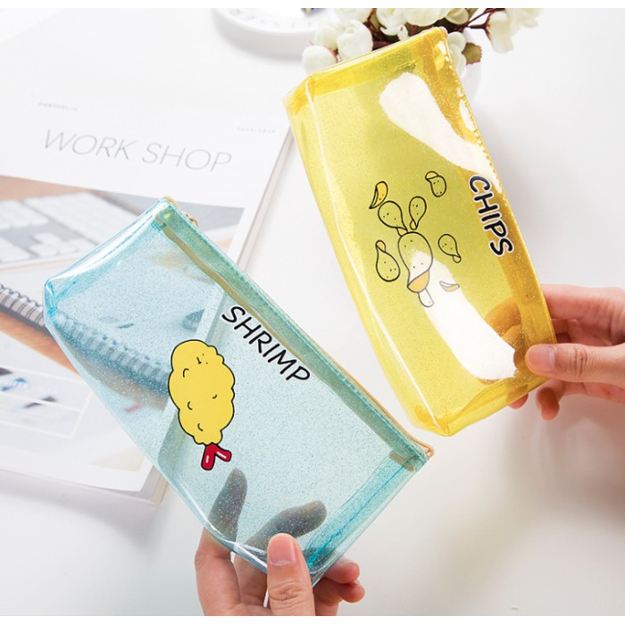 

TERLARIS!!! Tempat Pensil Cemilan Transparan Cute UNIK